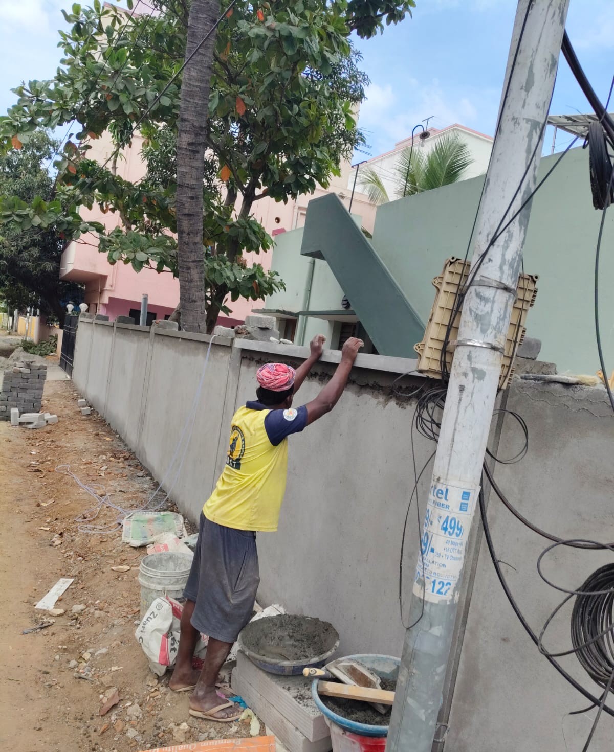 Compound Wall Work Madambakkam